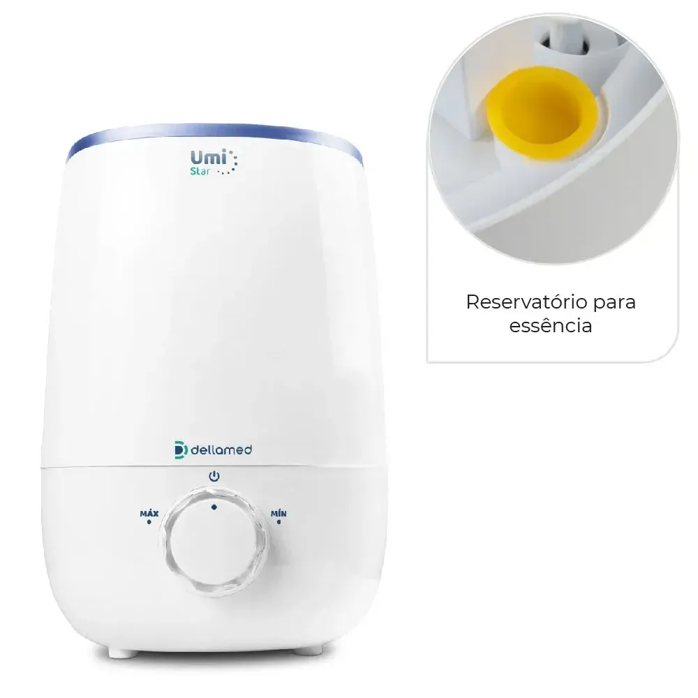 Umidificador de Ar Ultrassônico 3,4 Litros Umi Star Dellamed - Imagem 2